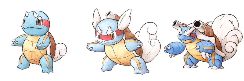 Illustration for article titled The Original Starter Pokémon, Re-Imagined